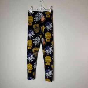 Womens Sz Small Star Wars Kuwaii Leggings toss NWOT by Mighty Fine
